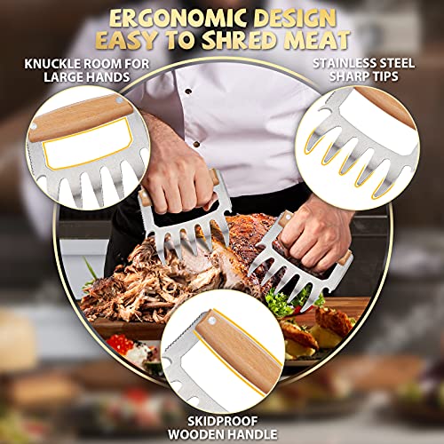 Bear Meat Claws For Shredding BBQ Grill Claws Stainless Steel Pulled