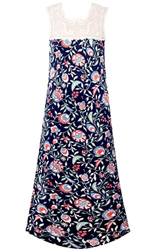 Big Girls Tween Vintage Lace Long Maxi Sleeveless Dresses (Many Options), 7-16