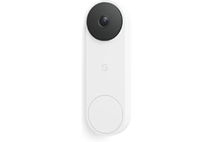 Google Nest Doorbell (Wired, 3rd Gen) - 2K Video and Gemini, Live View, Night Vision, 2-Way Audio - Works with Google Home - 2025 Model - Snow