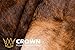 Crown Home Innovations | Brazilian Cowhide Area Rug | 100% Authentic Natural Leather | Unique Stylish Decorative Accent | No Smell or Shedding | Color, Brindle | Size, 6’x 7’