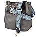 LIFEMATE Adjustable Replacement Guitar Strap Styled Handbag Purse Strap (Blue)
