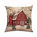 4-Pack Christmas Throw Pillowcase Decor Sofa Cushion Cover Car Tree 18