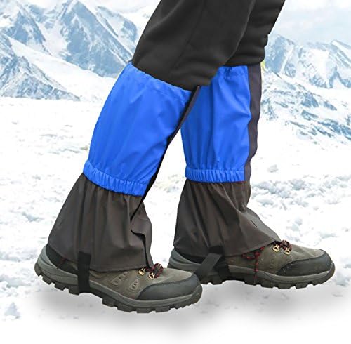 Hiking Gaiters Waterproof, ANGESHEN Breathable Durable Snow Legging Cover Leg Gaiters for Outdoor Skiing Climbing Hunting and Walking