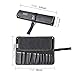 FASITE 10 Pockets Tool Roll Wrench Pouch Organizer New Version (New Black)