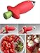 Watermelon slicer [BONUS] Free Strawberry Huller AND Free Mellon Baller - Large Stainless Steel Blade with Comfortable Silicone Handle and Reinforced Tip - Lifetime Warranty
