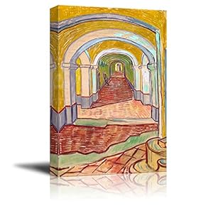 Corridor in The Asylum by Vincent Van Gogh...