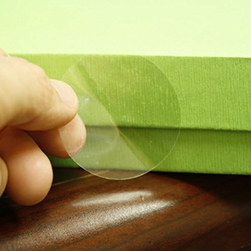 Clear Circle Labels 1 Inch Round Wafer Seals, 1000 Labels per roll, 1 roll per Package