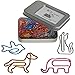 HiQin Cool Paper Clips Assorted Colors - Animal Shaped Bookmark Clips - Funny Desk Accessories Decor Office Supplies Gift for Women Men Coworkers