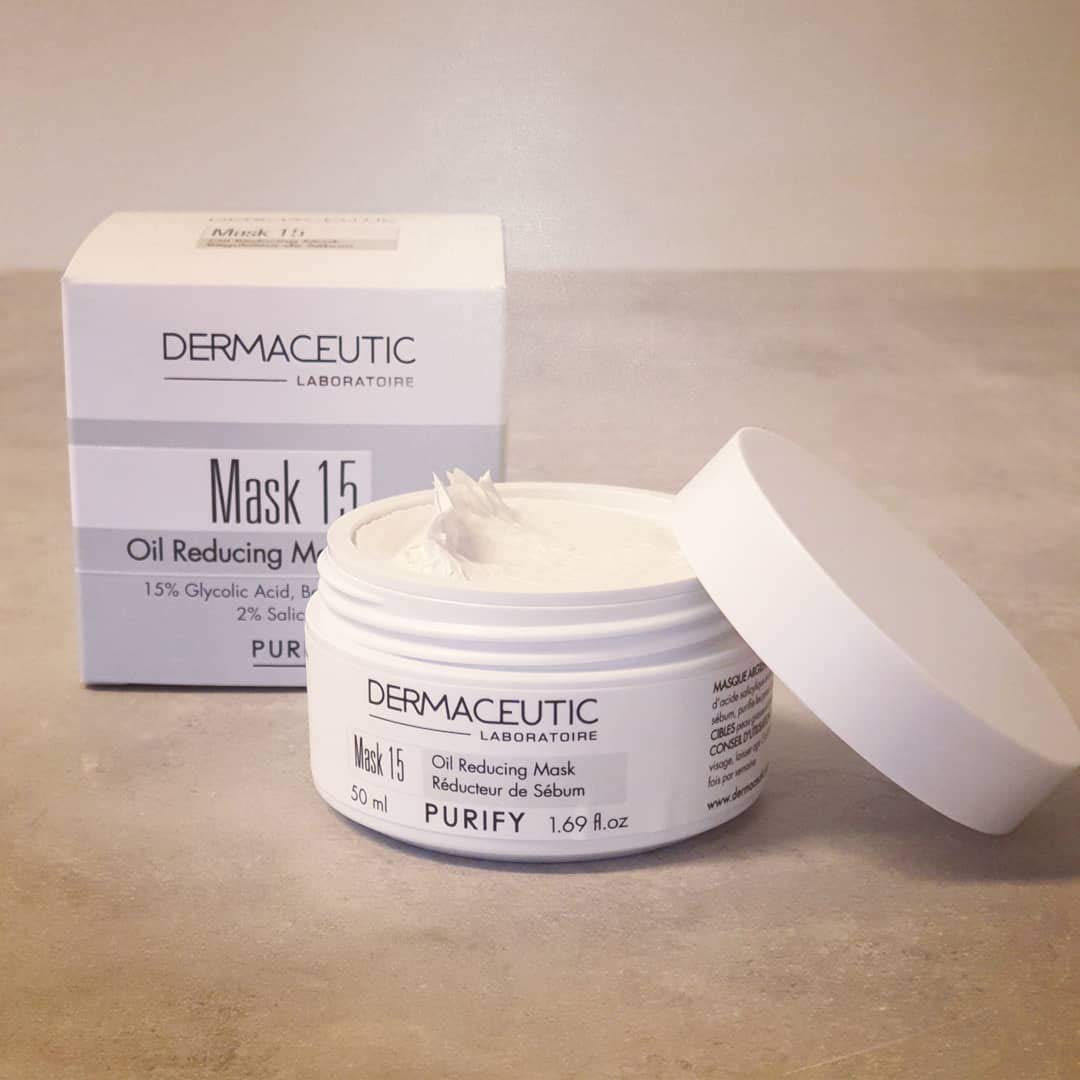 Dermaceutic Mask 15 Oil and sebum control face mask Glycolic Acid