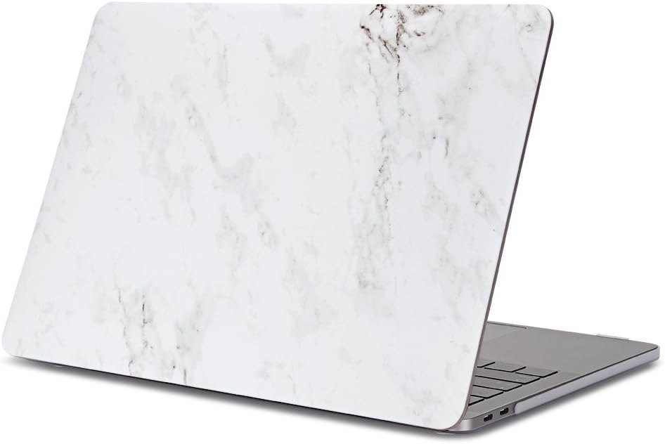 Dowswin MacBook Pro 15 Case 2016 A1707,Heavy Duty Hard Cover with Spraying Technology Metal Surface for Apple MacBook Pro 15" with/Without Touch Bar (Newest Release October 2016) (White Marble)