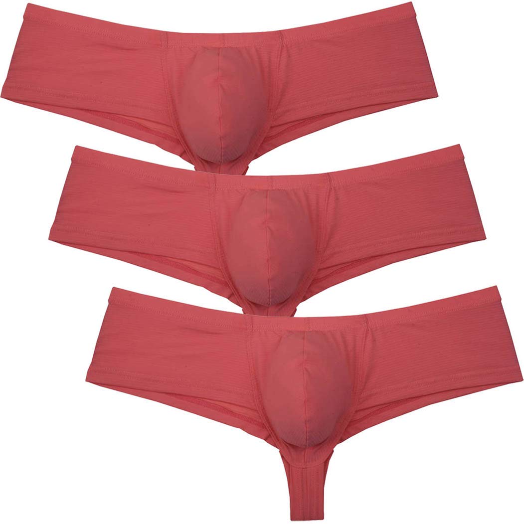 OROCOJUCO 3-Pack Men's Brazilain Bikini Brief