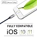 Lightning Cable, YUNSONG 3PACK (6FT) Nylon Braided Charging Cable Cord Lightning to USB Cable Charger Compatible with iPhone 8 8 Plus X 7 7Plus 6s 6sPlus 6 6Plus 5 5s 5c SE iPad iPod & More (Blue)