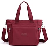 Women's Nylon Handbags Shoulder Bags Ladies Casual Top Handle Handbag Shopper Tote Purse