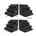 Set of 4 - Acoustic Foam Acoustic Studio Soundproofing Corner Wall 12