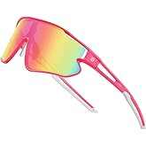 DUCO Kids Sunglasses Youth Baseball Sun Glasses Lightweight TR90 Frame UV400 Sports Cycling Shades for Boys Girls DK268