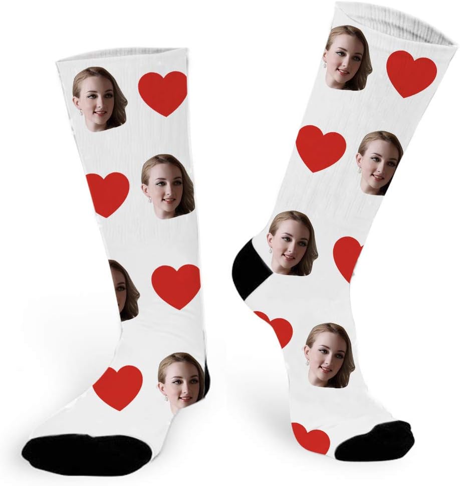 Custom Face Socks Photo Socks Custom Socks Personalized Socks All Over Print Socks Picture Socks Unisex