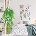Outgeek Artificial Hanging Plants, 2PCS Artificial Green Ivy Vine Artificial Shrubs Hanging Vine Plant for Home Garden Outdoor Wall Decoration