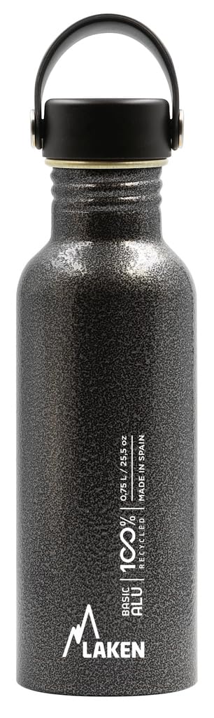 Bot. alu. Basic Alu 0,75 L. Tapón Oasis - Granito