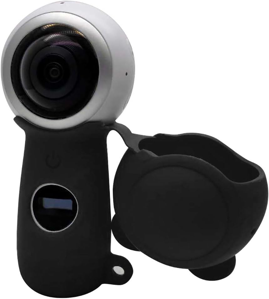 Sodoop Protective Cover Case for Samsung Gear 360 2th Action Camera, Soft Silicone Skin Housing Shell Skidproof Protector Camera Accessory Kit [Skid-Proof, Fcratch-Proof and Dust-Proof ]