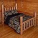 Twin Reversible Black Camo 4 Piece Comforter & Sheet Set