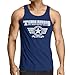 Captain America-Team Rogers-Civil WAR Inspired Mens Tank Top Navy (Large)