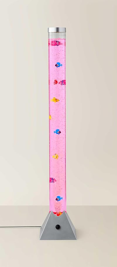 MiniSun 120cm Colour Changing LED Bubble Tower Fish Lamp Mood Light