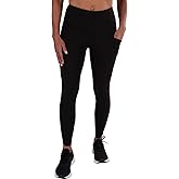 Members Mark Ladies Everyday Perforated Legging (Small, Black)