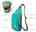 Waterfly Sling Chest Bag, Water Resistant Compact Lightweight Cross Body Bag Daypack for Men Women Teenager Working Cycling Hiking