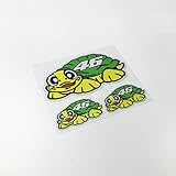 DXYMOO 2 Sets Motorcycle Helmet Bike Car Sticker Decals for Rossi 46 Tortoise