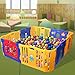 LAZYMOON Baby Playpen Kids 8+4 Panel Safety Play Center Yard Home Indoor Outdoor Fence