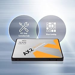 TEAMGROUP AX2 256GB 3D NAND TLC 2.5 Inch SATA III