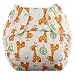 Blueberry One Size Simplex All in One Cloth Diapers, Made in USA (Giraffes)