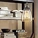 CLAXY® Ecopower Industrial Edison Mini Glass 1-Light Pendant Hanging Lamp Fixture