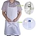 WearHome Chef Apron Unisex Chefs Butchers Home Kitchen Cookware Apron Plain Apron with Front Pocket (TM) (1Pack)