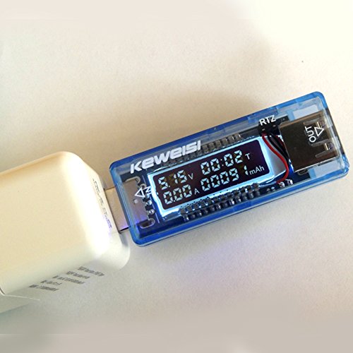 Accreate Multi-function USB Phone Charger HD Display Digital Voltmeter Detector Power Ammeter Measurement Tool - Thumbnail 4
