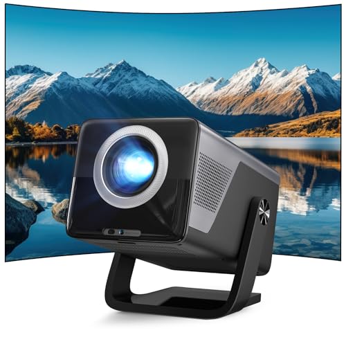 [2000 ANSI / 1080P UHD Native / AI Visual Calibration] Projector with 8K/4K Support, X7 Smart Projector with Android 14, Auto Focus and Correction, Hi-Res Audio, WiFi 6 & Bluetooth 5.4
