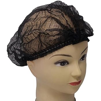 Yes!Fresh 100 Pieces Disposable Non-Woven Clip Caps Mob caps hairnets Head Cover, 21