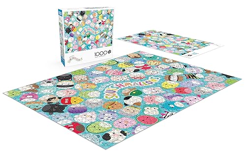 Buffalo Games - Squishmallow - Squishmallow Friends - 1000 Piece Jigsaw Puzzle for Adults Challenging Puzzle Perfect for Game Nights