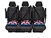 BubbleBum Inflatable Backless Travel Booster Car Seat, Union Jack