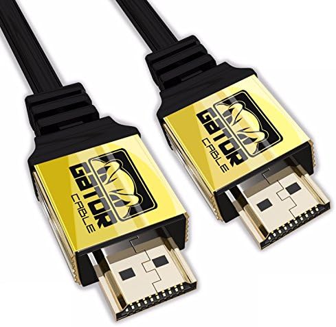 Ultra Speed HDMI UHD V2.0 Cable - 3D, HD 4K HDMI Cable, HDCP V2.1, 24K Gold-Plated Connectors (6FT, Gold)