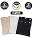 Yonger Women's Bra Strap Extension Underwear Buckle Hook 3 PCS/Pack (3 Hooks)