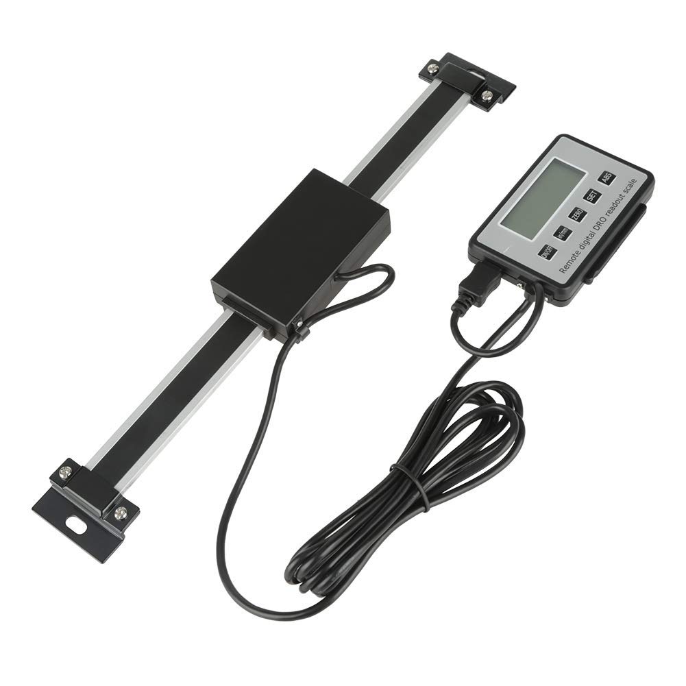0-150mm Remote Digital DRO Readout Scale kit,Digital Large LCD Display Readout Linear Scale Kit,for Milling Machines Lathes,Linear Digital Readout