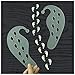 Christmas Elf Footprints Stencil - Elf on The Shelf - Kraft Paper Greeting Card Packaging