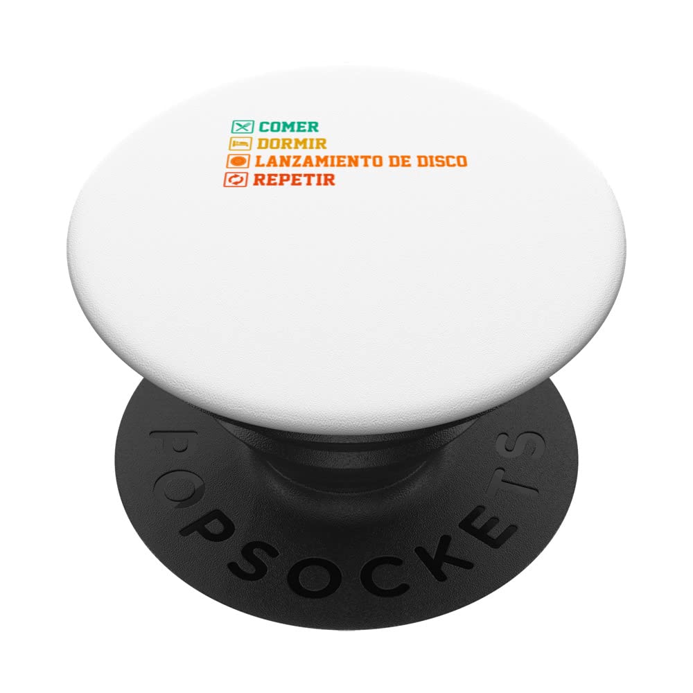 Comer Dormir Lanziamento De Disco Repetir PopSockets Swappable PopGrip