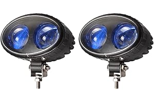 ONERAY 2PACK Forklift Safety Light 8w Blue Spot Lights for Warehouse Warning Spot Light DC10-100V 250LM 5.5inch