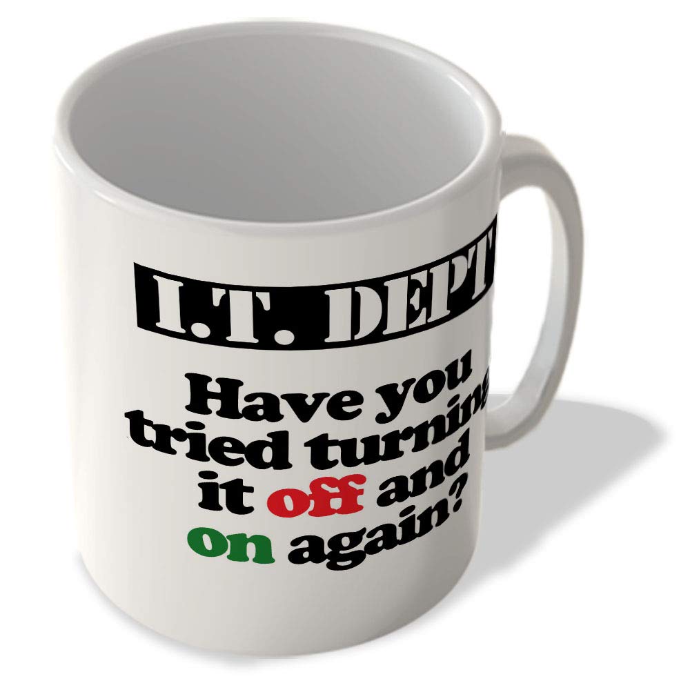 McMug - I.T. Dept Have You Tried Turning It Off and On Again? - Mug, Ceramic, 11fl.oz.