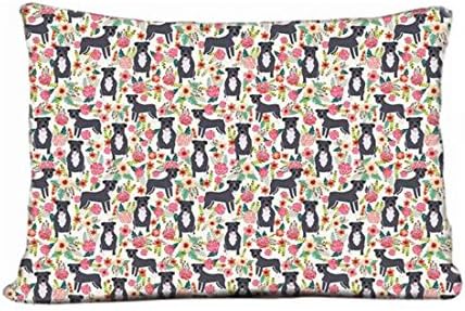 Pillow Case Covers Decorative Pitbull Pitbull Terrier Fabric Pitbulls Pillow Case 12X20"