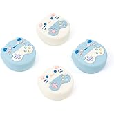 GeekShare Cute Animal Theme Thumb Grip Caps,Compatible with Switch/OLED/Switch Lite, Soft Silicone Joystick Cover,4PCS - Gaming Cat