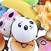 LIGONG 30PCS Random Kawaii Mini Soft Bread Donuts Food Phone Straps Squishy Charm Gift Miniature Novelty Toys