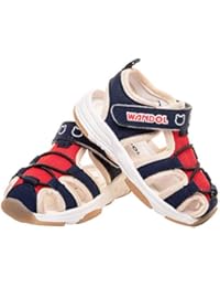 Running19 Baby Boys Girls Summer Sports Sandals Outdoor Closed- Toe Sandals (6 Toddler, Dark Blue)